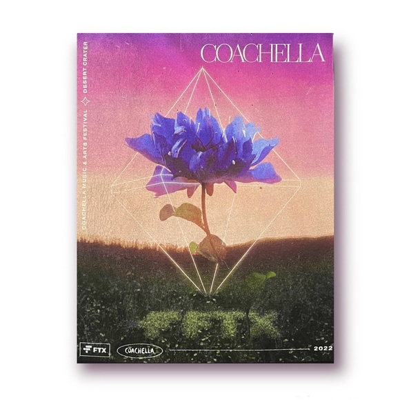 Coachella 2022 Mens Size XL Black T Shirt Sponsored By FTX Cotton - Picture 3 of 5